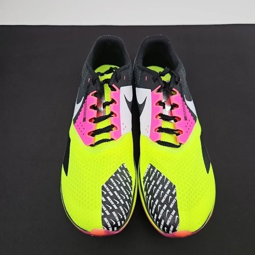 Nike Rival XC 6‎ Cross Country Spikes Volt/Black/Hyper Pink DX7999-700 Men's 9.5